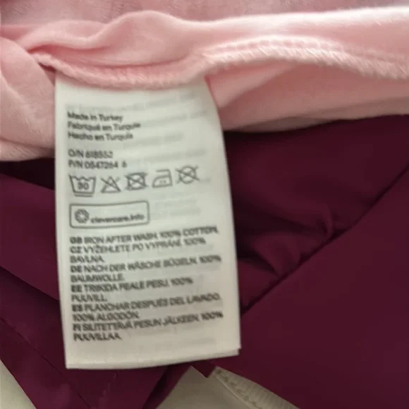 H&M flutter sleeve t-shirt in pink. Gently used. Runs big. Great summer piece. - Picture 6 of 6